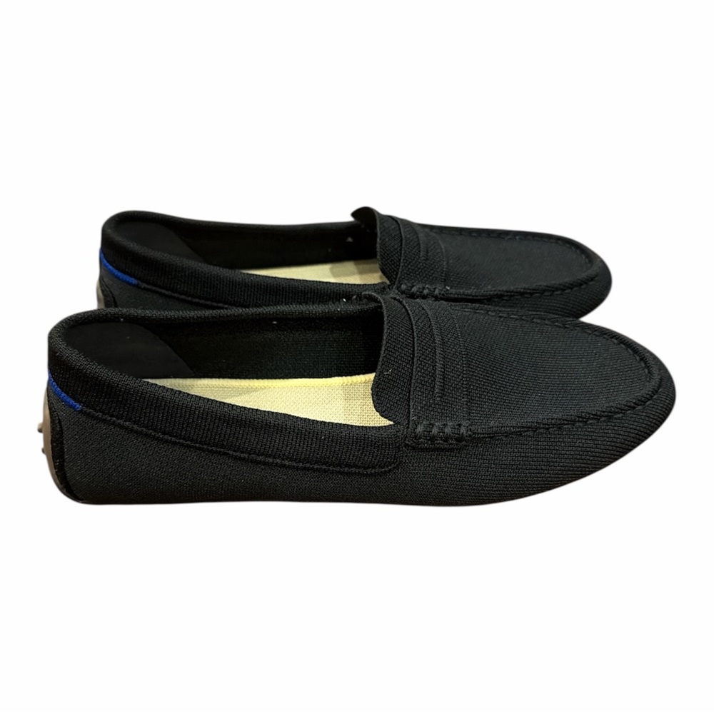 Rothy's The Driver Black Slip On Driving Loafer Shoes Women's Size 10